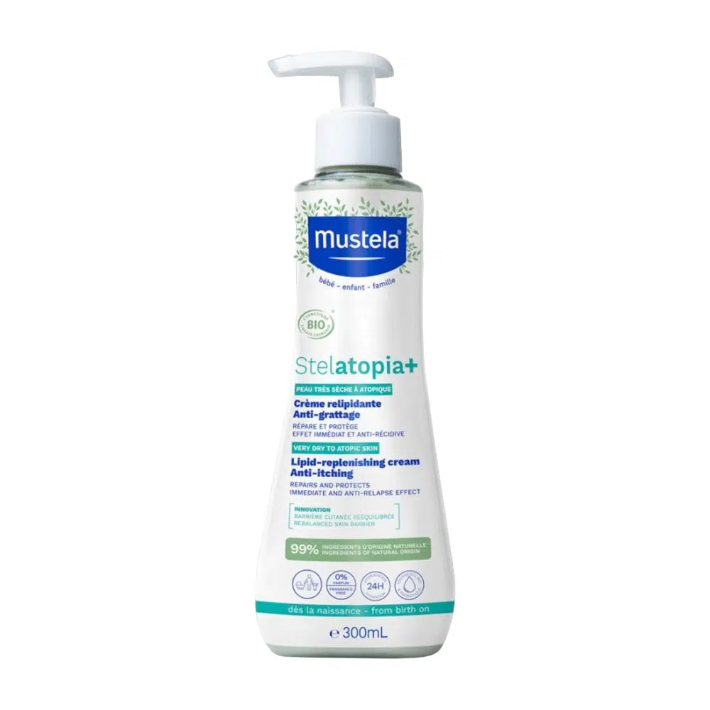 Mustela stelatopia+ lipid replenishing cream anti itching