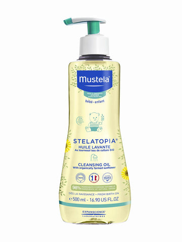 Mustela stelatopia cleansing oil anti-itching